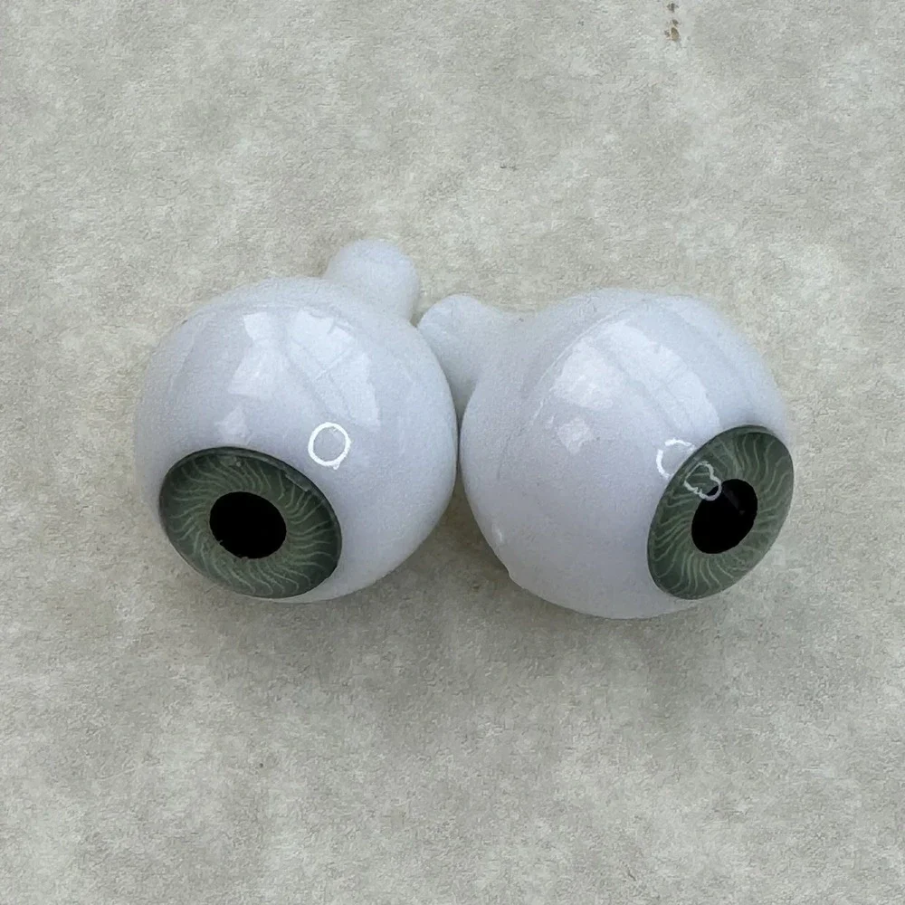 Tallinas Doll Eyes 16mm Acrylic Green Iris -‎ White Sclera New Doll Supplies